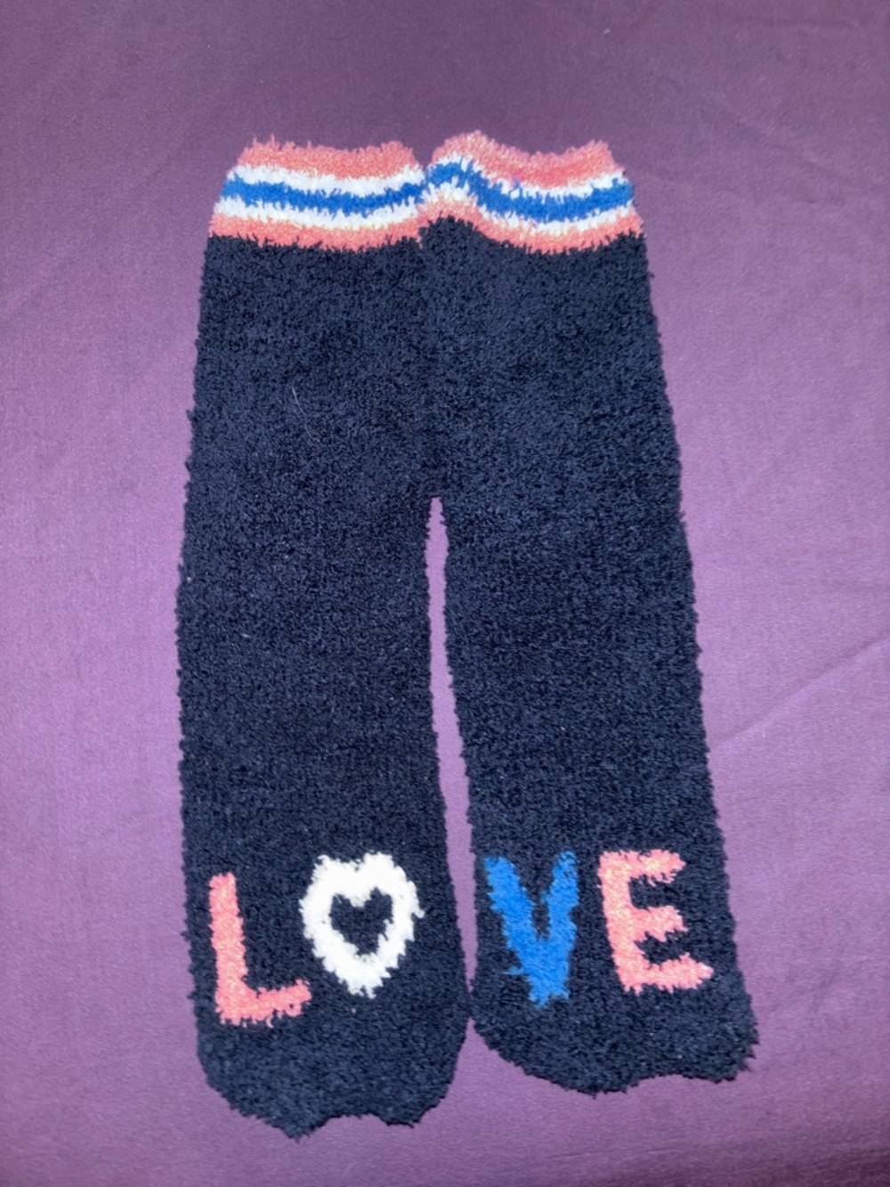Cozy LOVE' Fuzzy Lounge Socks